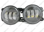 Black Silver 30w LED headlight , 12 - 30 V 1800LM 4 Inch Round LED Headlight
