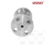 DN15 Forged Steel 1500LB F304 Soft Seated Flange Ball Valve Side Entry 3 Piece