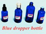 Blue 100ml Dropper Bottle Serum Frosted Glass Dropper Bottles
