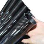 100% Roll Wrapped Carbon Fiber Tube 3K / Tubing Plain Glossy / Matte 3K Glossy