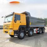 Howo Euro 4 380hp 8x4 Dump Truck with ZF8118 Steering System and 50 Ton Capacity