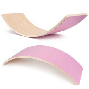 Wholesale Wooden Seesaw Bent Board Exercise Balance for Children from china suppliers