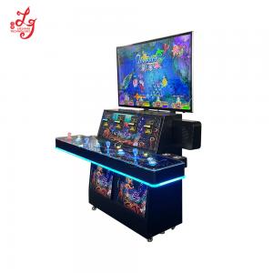 Wholesale Fish Hunter 4 Players Stand Up Fish Tables Cabinet With 55 Inch HD LG Monitor 4 Seats Fish Game Machines from china suppliers