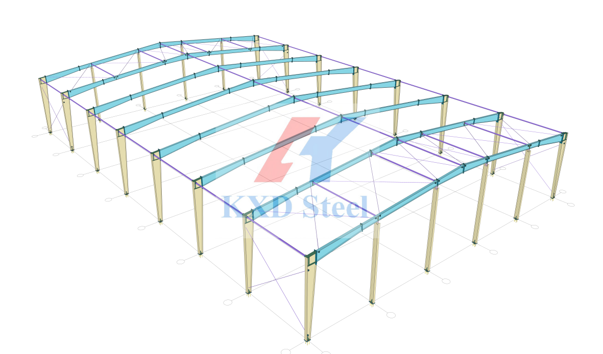Reasonable Price Custom Prefab Steel Warehouse / Storage House for Industrial Use 6