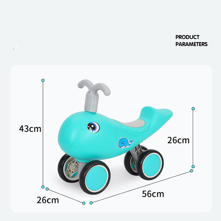 Foldable Toddler Balance Bike Non Pedal Bicycle Learning Push Bicycle Toy Boys Girls
