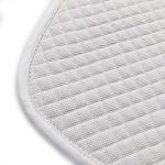 Lightweight White Horse Riding Pad 100% Honeycomb Cloth