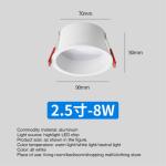 Intelligent Infinite Dimming Dual Color Embedded Spotlight for Living Room 6-20