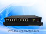 8CH Unidirectional balanced audio fiber converter &XLR interface,ST/LC/FC fiber