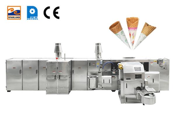 Multifunctional Automatic Crisp Tube Production Line , 47 240mm*240mm Baking