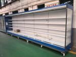 Slim Vertical Open Display Fridge 404A Refrigerant Remote Adjustable