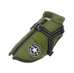 Luxury Cooling Pet Vest Dog Harness And Leash Set With Buckle Winter Cotton Coat