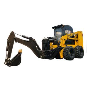 Wholesale Moving Type Wheel Loader 3500 kg Mini Skidsteer 500kg 850kg 1050kg Compact Loaders from china suppliers