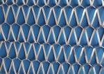 SS304 36.5mm Spiral Pitch Sprial Weave Metal Conveyor Belt Mesh