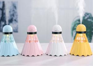 Wholesale Cool Mist Travel Air Humidifier , Usb Desk Humidifier 240ML Tank Badminton Shape from china suppliers