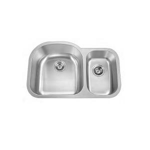 China Quartz Granite Double Bowl Kitchen Sink CUPC Certified Composite Undermount on sale