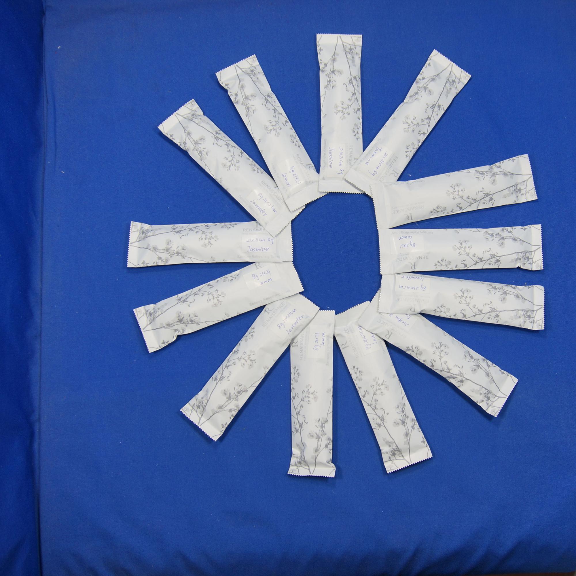 Single Use Restaurant 10g/Pc Cotton Wet Towel