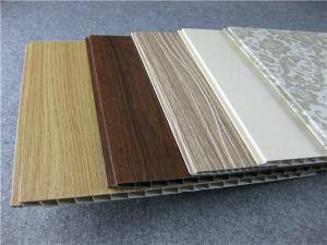China Decorative Laminated UPVC Wall Panels For Living Room / Study / Bedroom on sale
