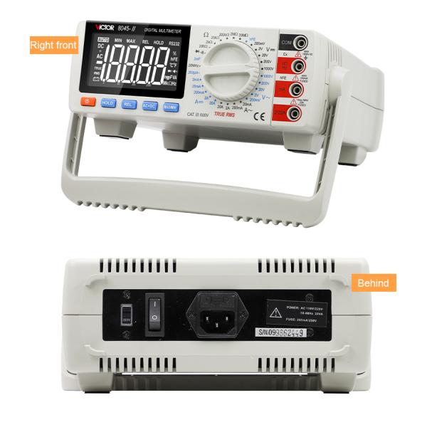 VC8045 II Table Top Multimeter 19999 Counts Electrician Transistor Capacitance Tester