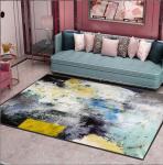 Modern Simple Stripping Blending Crystal Velvet Living Room Floor Carpets 80
