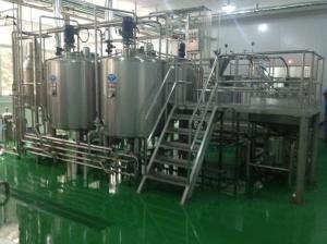 China Wiped Film Forced Circulation Double Effect Evaporator For Fruit Jam Concentration on sale