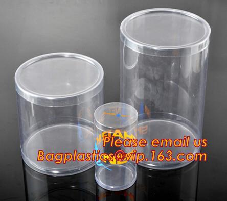round plastic tube,clear plastic round pet tubes,soft food grade PET round tube