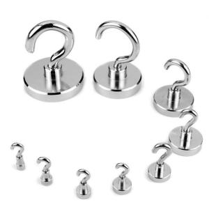 Wholesale Model E NdFeb Pot Magnet with hook from china suppliers