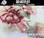 China textile nylon fabric polyester blend fabric flower fabric curtain fabric