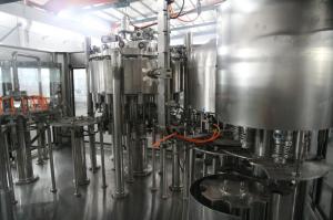 Wholesale 4 in 1 non-carbonated juice Pulp Piston Filling monoblock Machine 304 stainless steel from china suppliers
