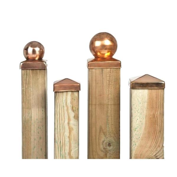 1 7/8" 1 5/8" Fence Post Caps Covers 50mm 70mm 8x8 Triangle Column Cover