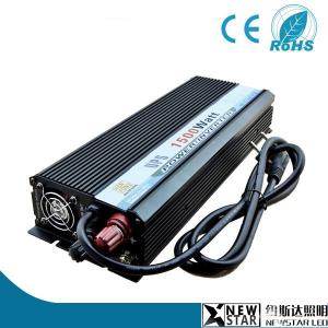 Wholesale 1500w Sine Wave 50Hz/60Hz 12v/24V/28V to 110V/220v DC Inverters with Charger Air conditioner DC Inverter to AC from china suppliers