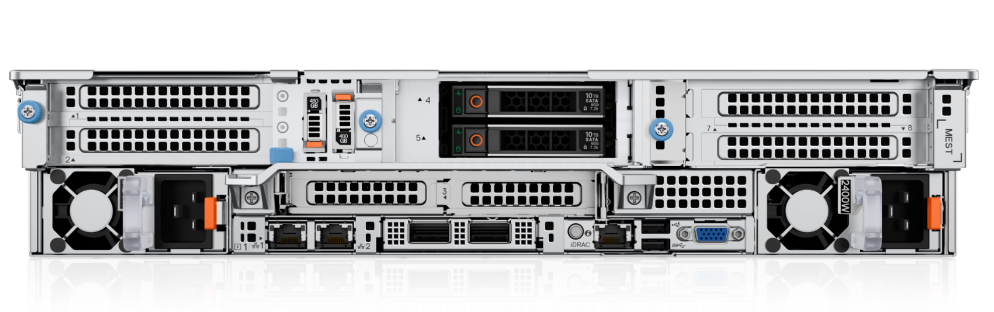 2G DDR5 PowerEdge R760 Dell EMC Storage Server 2.5" Chassis CPU 4410Y