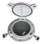Fixed Hinges Storm Cover Marine Windows 450mm Bolted In Type