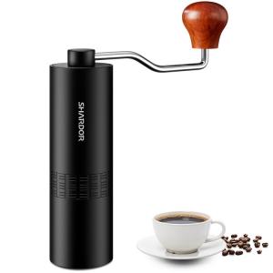 Wholesale Adjustable Portable Manual Coffee Grinder Aluminum Alloy Stainless Steel Burr Grinder from china suppliers