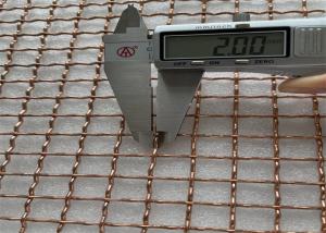 Wholesale 2mm Wire Diameter Woven Copper Mesh 28mm Mesh Size Faraday Cage Use from china suppliers