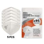 Anti Smog Disposable Carbon Filter Face Mask Public Area Wearing Reusable