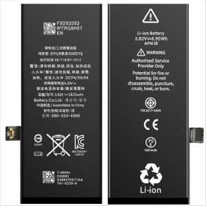 Buy cheap Pure Cobalt Iphone Lithium Polymer Battery Customized Black 1821mA from wholesalers