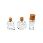 Natural Solid Wood Cylinder Type Perfume Bottle Cap With bottle