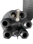 Optical Fiber Cable Joint Closure, fiber optic splicing closure IP68, PP+GF