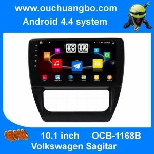 Wholesale Ouchuangbo car pc stereo radio multimedia Volkswagen Sagitar support android 4.4 system wifi 3g BT SWC from china suppliers