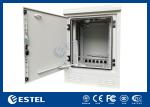 17U Outdoor Server Cabinet With 19inch Rack And DC48V Fan For Cooling