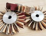 Industrial Customized Sisal And Sandpaper Brush Roller For Polishing Machine