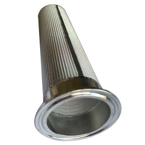 Wholesale 30MPa 50um Sintered Metal Filter Elements For Double Cone Filter Housing from china suppliers