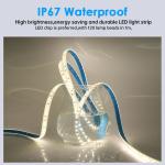 COB Lighting Strip 110v220v 8mm 120leds 4000K IP67 Waterproof Die-Cutting Board