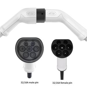 Wholesale Thermoplastic Type 2 EV Extension Cable GB 16A 3P For Electric Car Charger from china suppliers