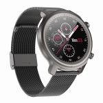 Android IOS Round Face Smartwatches 5V 500MA Heart Rate Wristband For Men