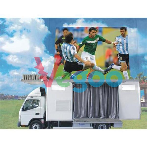 Quality Waterproof P10 Rgb Led Display Module Trailer Mounted Led Screen 5500cd/㎡ for sale