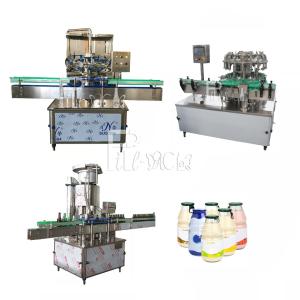Wholesale 1500BPH 0-2L Fruit Juice Beverage Hot Filling Machine for Glass Bottle Pull Ring Cap from china suppliers