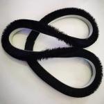 Flexible Black Color Nylon Bristle Conveyor Belt Cleaning Brush for Machine