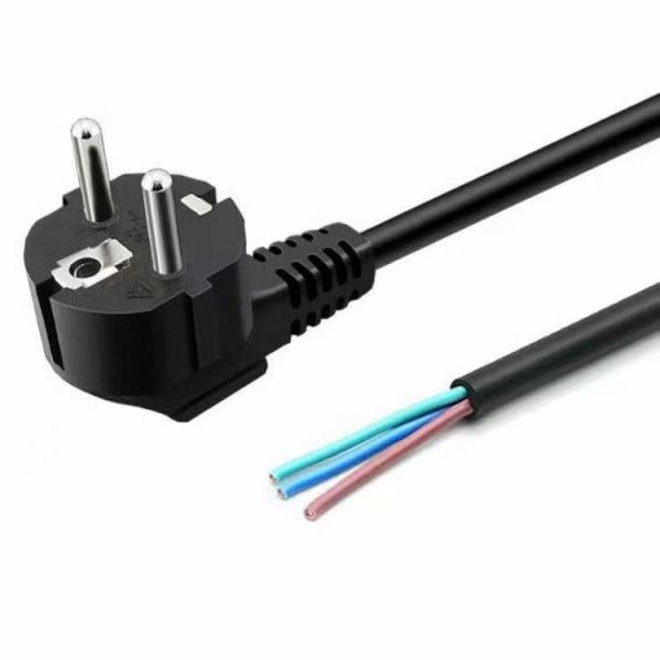 Europe Standard Power Cable 3ft/6ft/12ft Length SPT-2 18AWG x 2C EU Plug to IEC