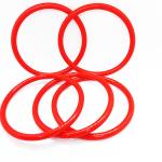 Red / Brown / Pink Soft Rubber O Rings , Water Pump Circular Rubber Seal